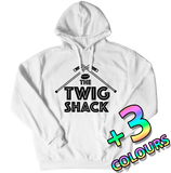 The Twig Shack Premium Pullover Hoodie (black logo)
