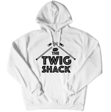The Twig Shack Premium Pullover Hoodie (black logo)